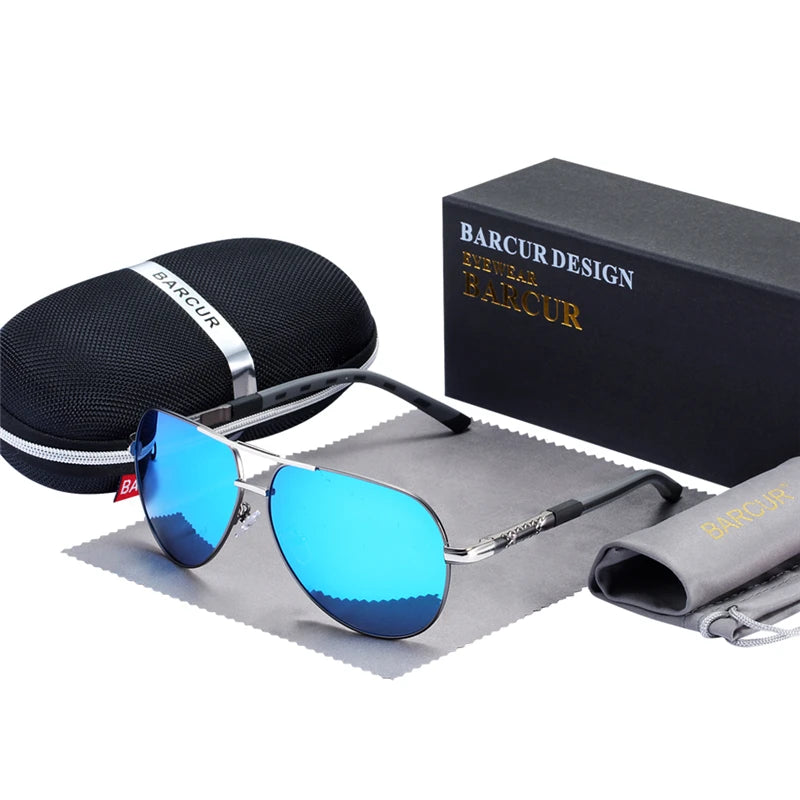 Unisex Polarized Pilot Sunglasses UV400 Reflective Driving Eyewear