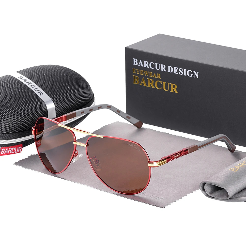 Unisex Polarized Pilot Sunglasses UV400 Reflective Driving Eyewear