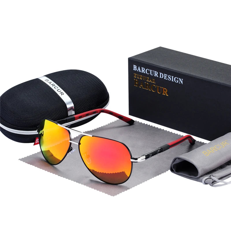 Unisex Polarized Pilot Sunglasses UV400 Reflective Driving Eyewear