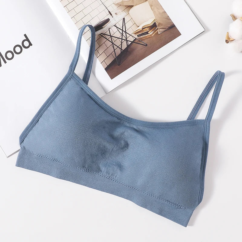 seamless Backless Tube Top Bra Wireless Bralette with Removable Pads