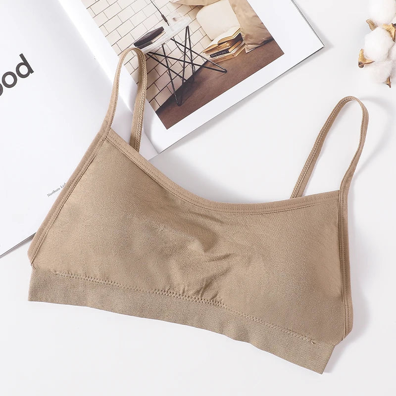 seamless Backless Tube Top Bra Wireless Bralette with Removable Pads
