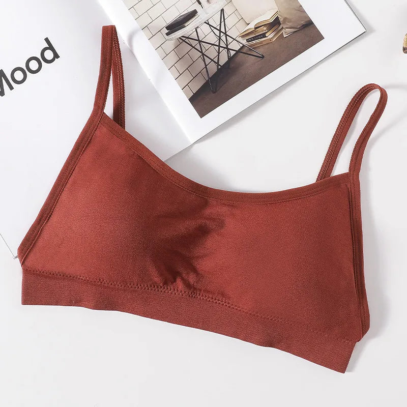 seamless Backless Tube Top Bra Wireless Bralette with Removable Pads