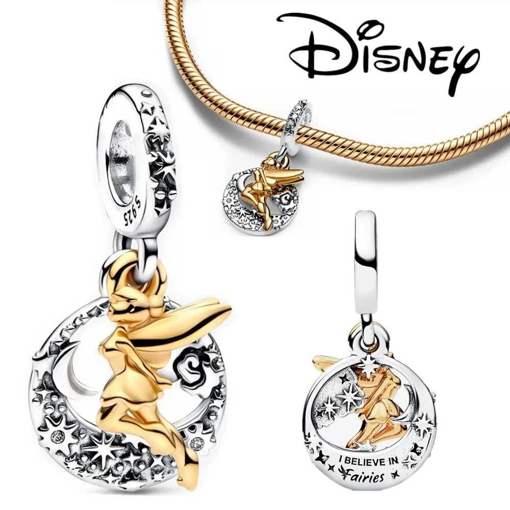 Disney Stitch Minnie Winnie Charm Dangle Beads Fit Pandora Bracelet