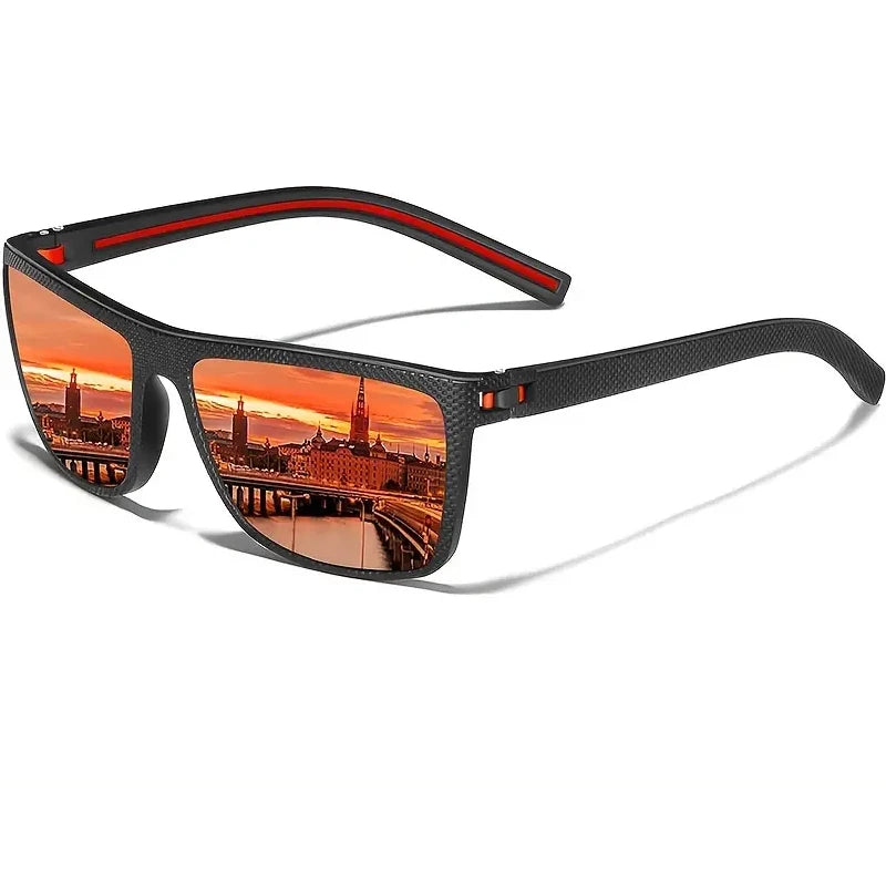 Square Polarized Sunglasses UV Protection Lightweight for Men & Women