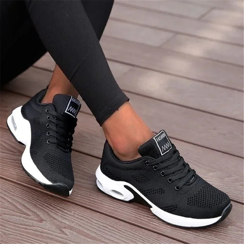 Women's Lightweight Mesh Sneakers – Breathable Casual Walking Shoes