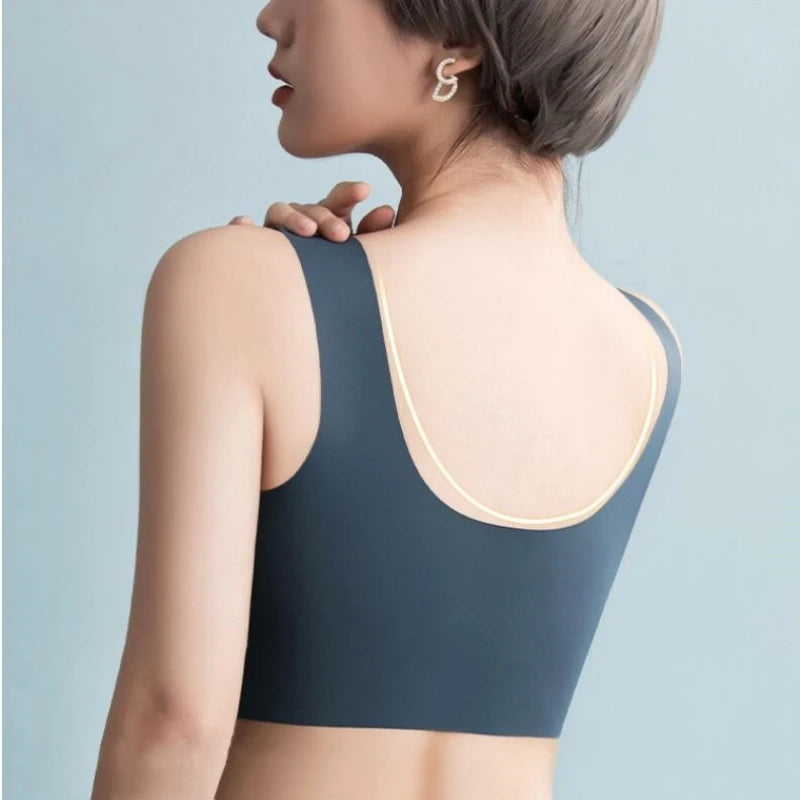 Women's Sexy Sports Bra Seamless Elastic Shockproof Yoga Fitness Vest