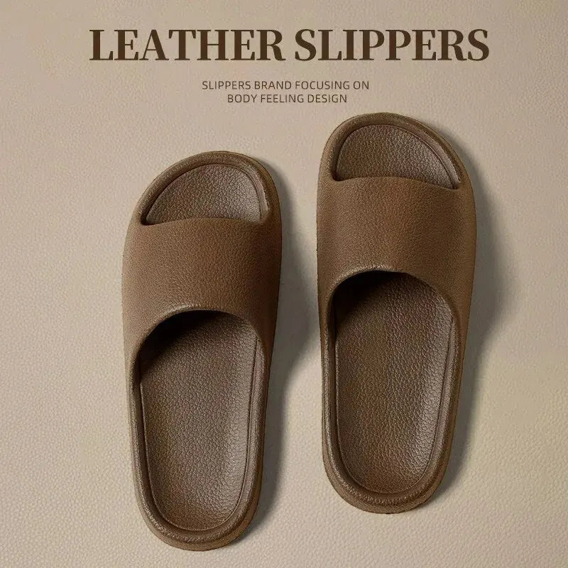 Men's Non-Slip Flip Flops Soft Sole Shower & Outdoor Sandals for Couples