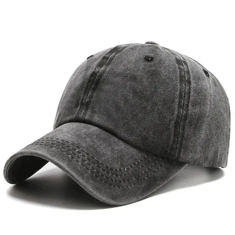 Men's Washed Cotton Baseball Cap – Four Seasons Outdoor Sun Hat
