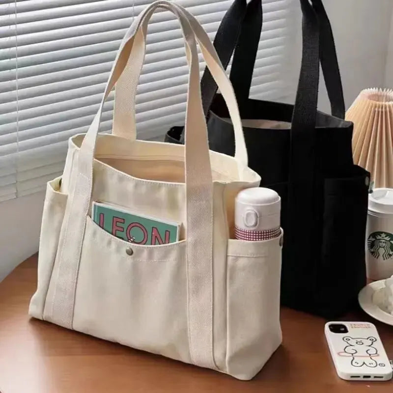 Tote Canvas Bag for Work Outgoing High Appearance Commuting Versatile Art Student Clothing Book Shoulder Bag Bag