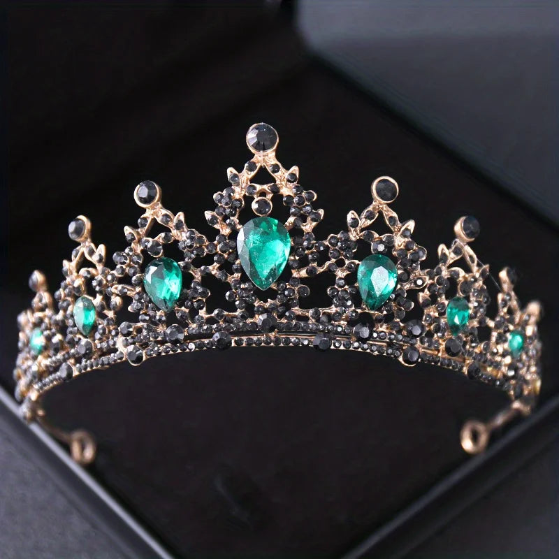 Crystal Bridal Tiara Silver Wedding Crown Diadem Headpiece Hair Jewelry