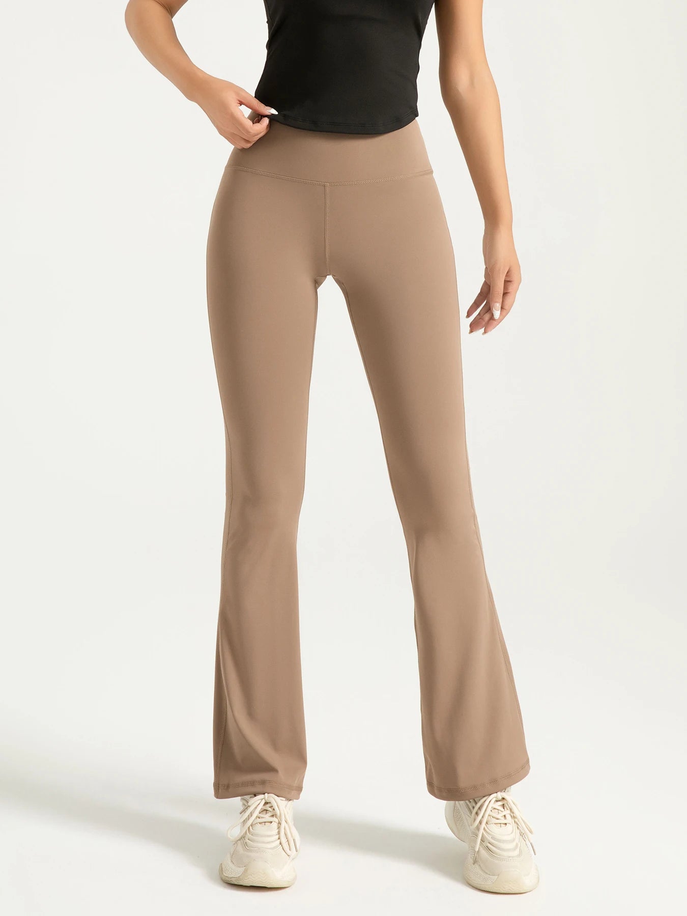 Women's High Waist Bootcut Yoga Pants Flared Leggings for Workout & Casual