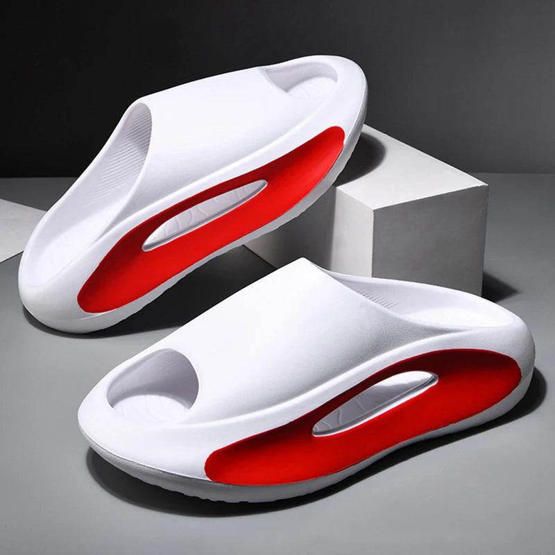 Unisex Thick Sole EVA Slides Soft Indoor Outdoor Slippers & Beach Shoes