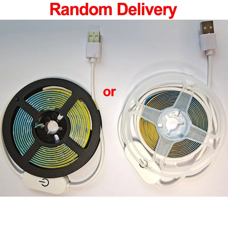 LED Strip Lights 5V USB Touch Sensor, Dimmable, Flexible Tape for TV, Mirror, Room Decor
