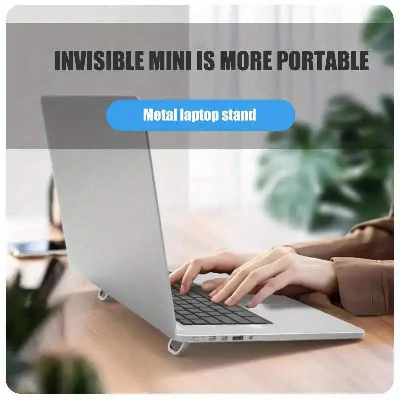 Portable Laptop Stand with Keyboard Holder Aluminum Riser for MacBook PC