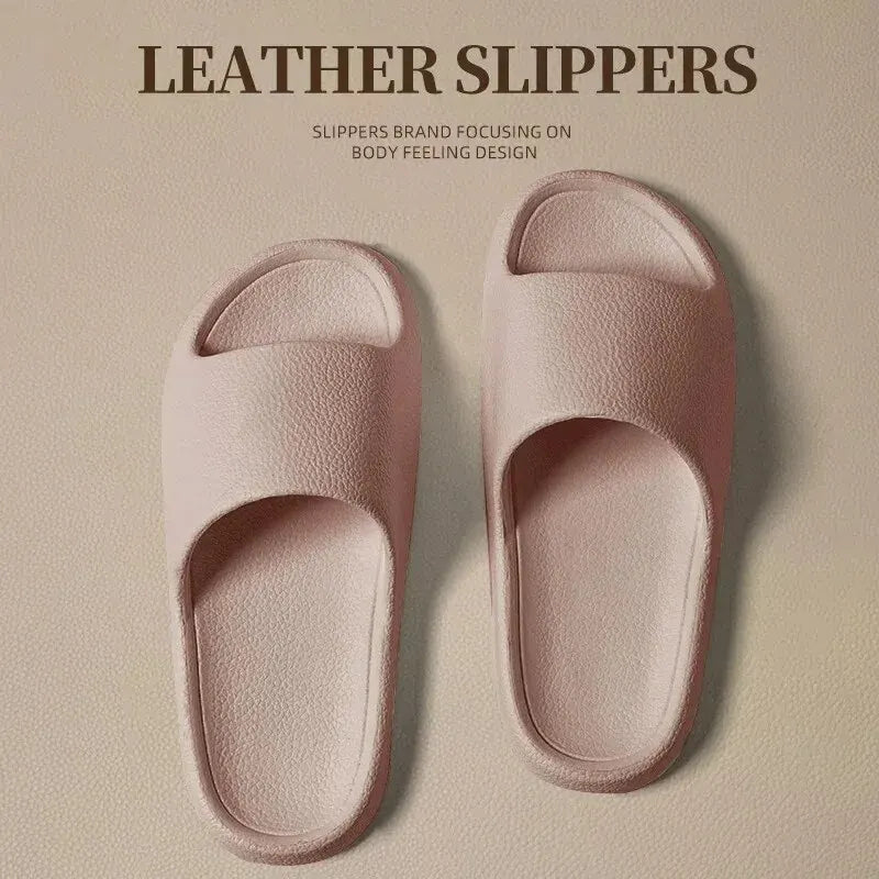 Men's Non-Slip Flip Flops Soft Sole Shower & Outdoor Sandals for Couples