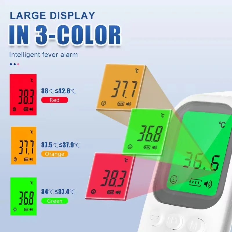 Medical Digital Infrared Thermometer Quick & Non-Contact Forehead Temperature Measurement"