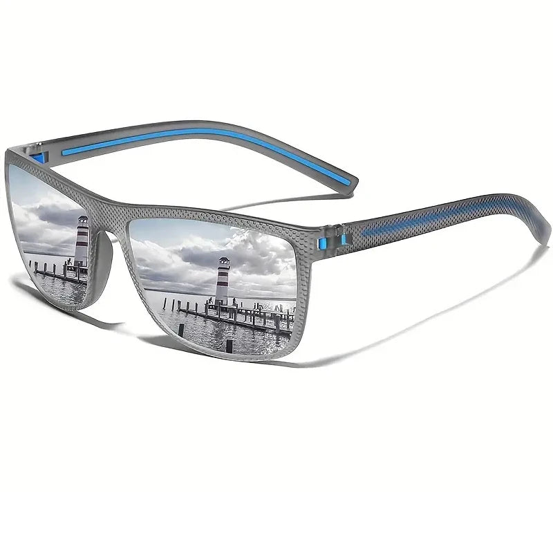 Square Polarized Sunglasses UV Protection Lightweight for Men & Women