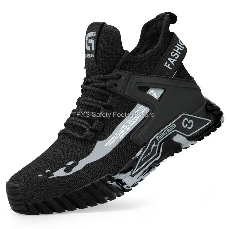 High Top Steel Toe Safety Shoes – Anti-Puncture Work Boots for Men & Women