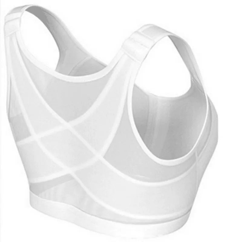 FallSweet Front Closure Bralette – Seamless Push Up Bra S-5XL Cross Back