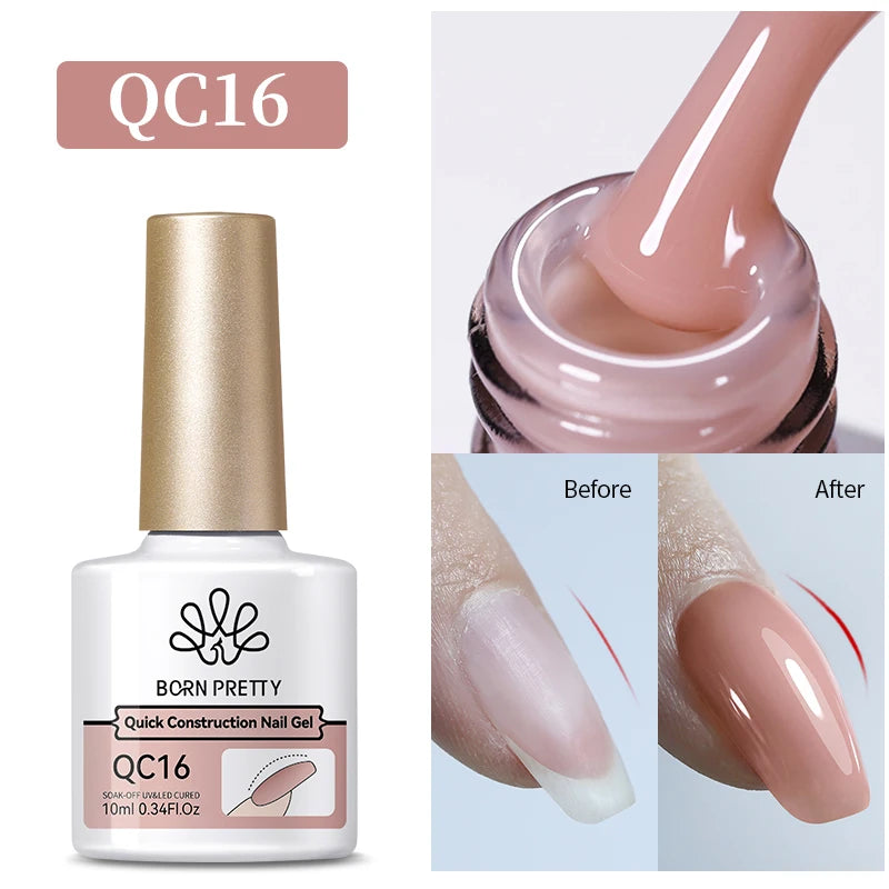 10ml Top & Base Coat Gel Nail Polish Soak Off UV LED Long-Lasting Shine