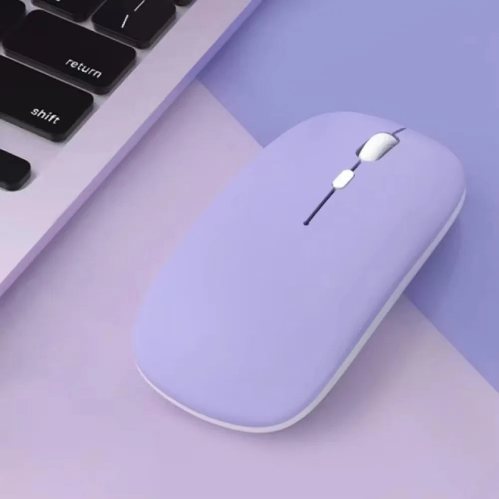 Silent Bluetooth Wireless Mouse Noiseless Optical Mice for Laptop & iPad
