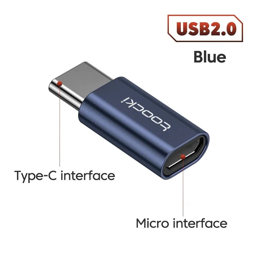 USB 3.0 to Type-C Adapter Micro to USB 2.0 OTG Converter for MacBook Samsung"
