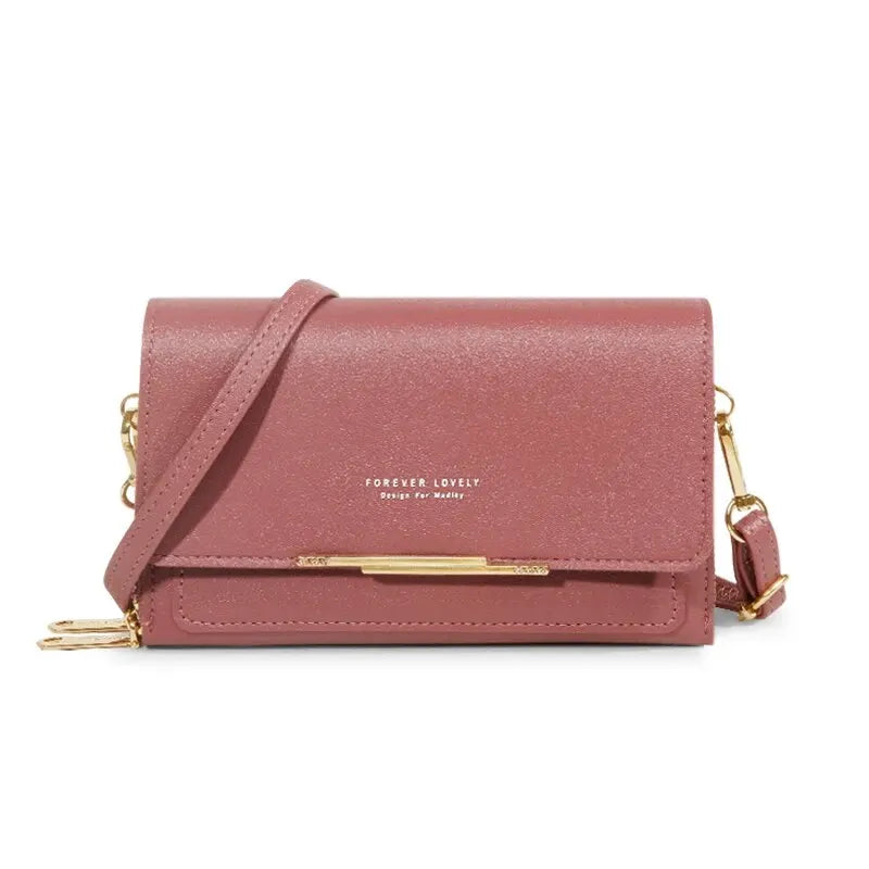 PU Leather Women's Handbag Large Shoulder Crossbody Bag Phone Purse