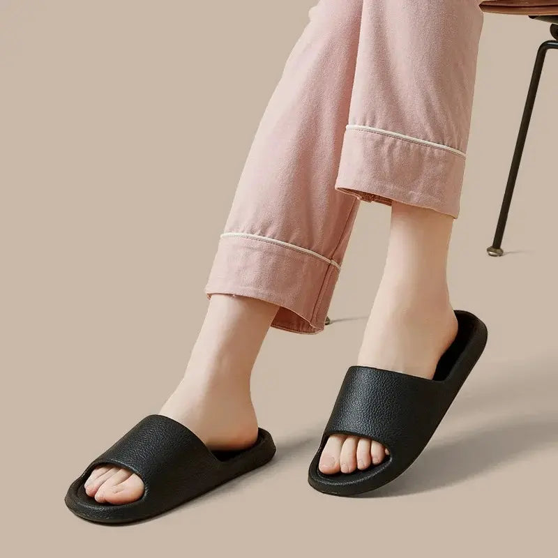 Men's Non-Slip Flip Flops Soft Sole Shower & Outdoor Sandals for Couples