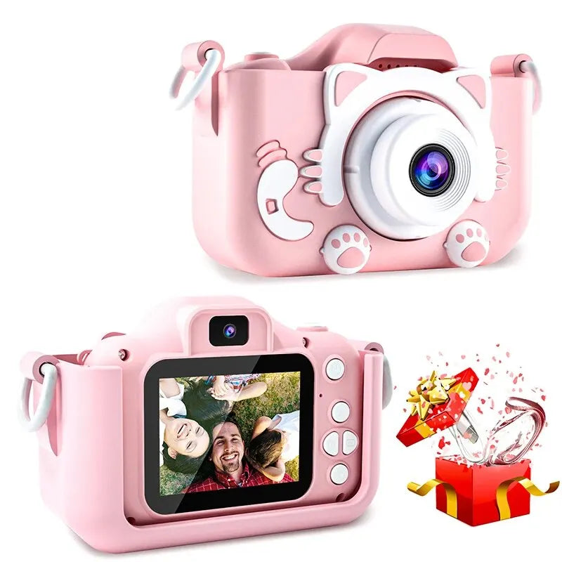 Kids Camera 1080P HD Toddler Digital Video Camera Gift with Silicone Case