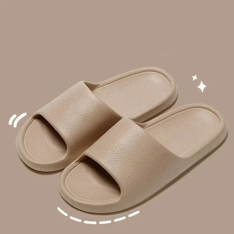Men's Non-Slip Flip Flops Soft Sole Shower & Outdoor Sandals for Couples