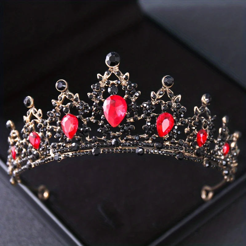 Crystal Bridal Tiara Silver Wedding Crown Diadem Headpiece Hair Jewelry