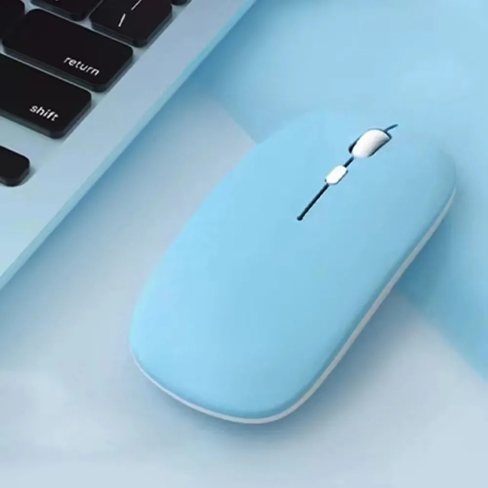 Silent Bluetooth Wireless Mouse Noiseless Optical Mice for Laptop & iPad