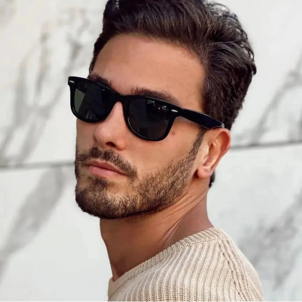 Classic Polarized Square Sunglasses Unisex Retro Anti-Glare UV400 Shades