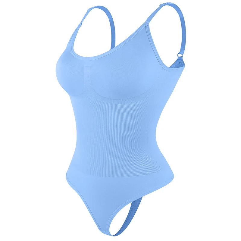 Women's Smoothing Bodysuit Shapewear – Thong Full Body Slimmer Faja