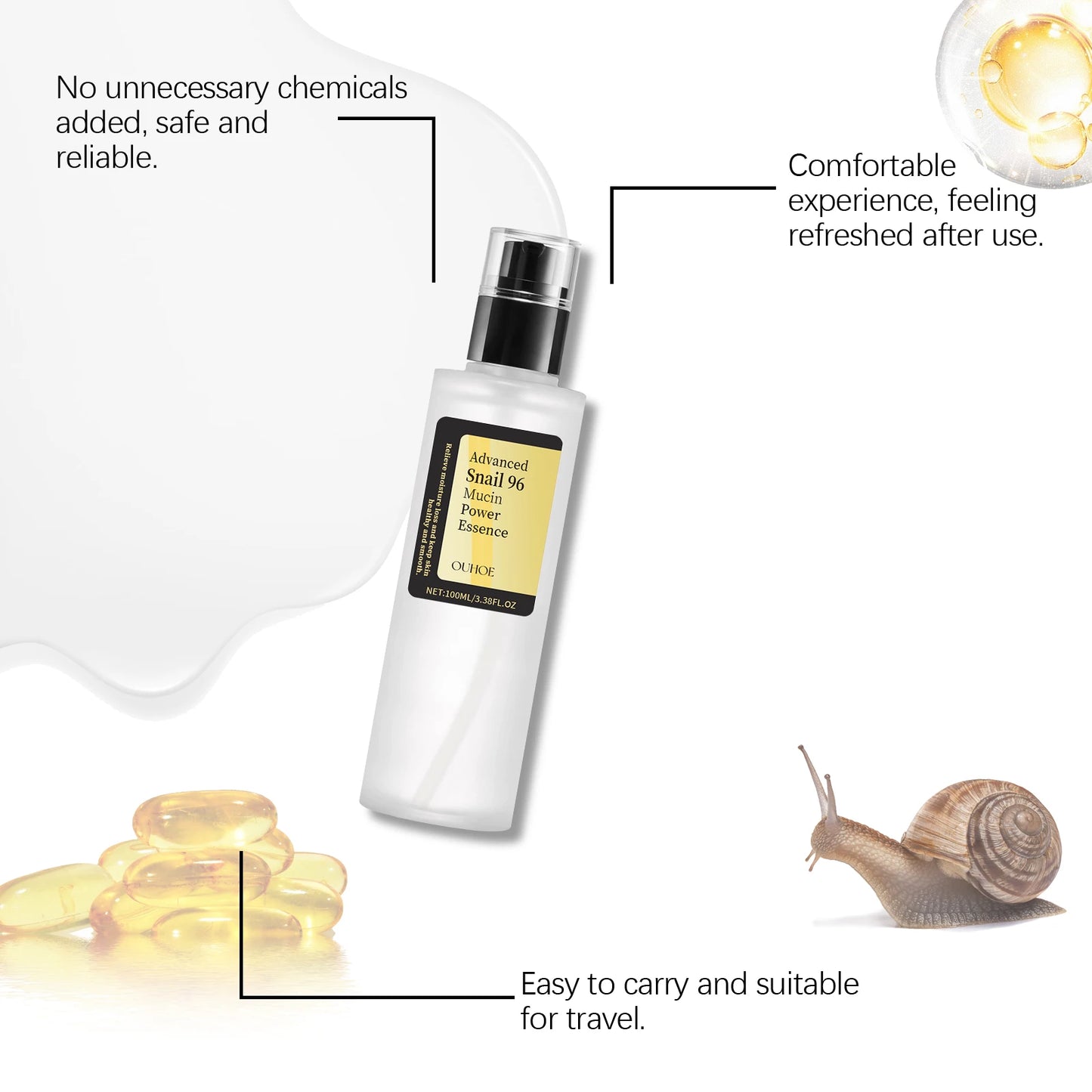 Advanced Mucin Power Essence – Anti-Ageing, Lifting & Brightening Serum