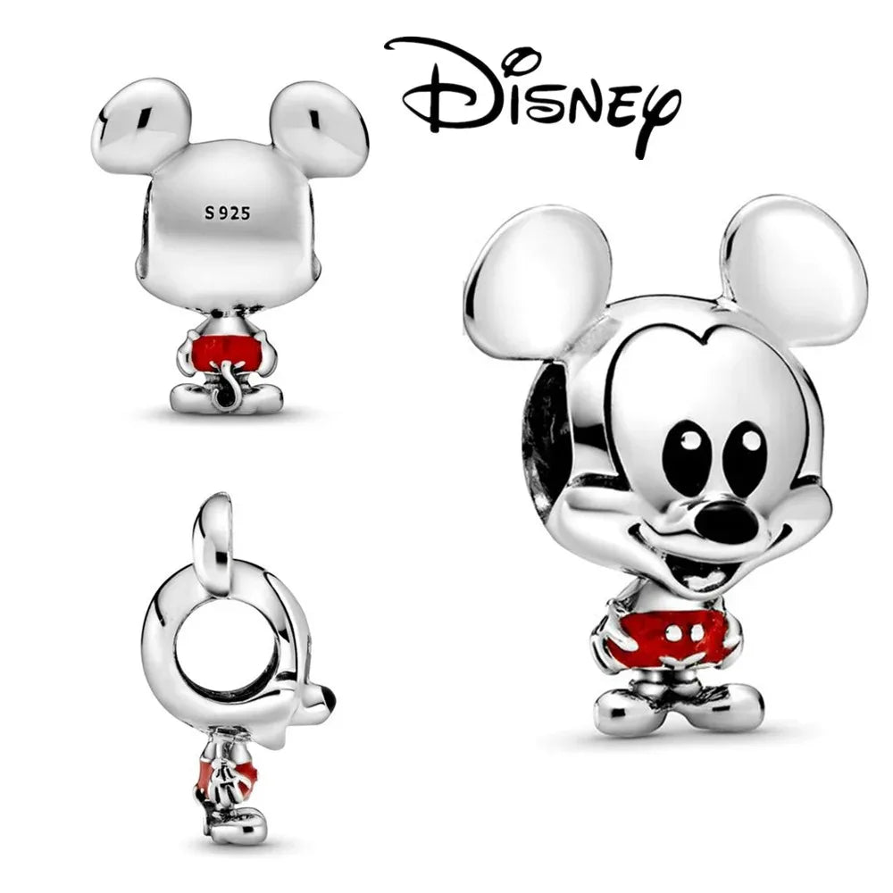 Disney Stitch Minnie Winnie Charm Dangle Beads Fit Pandora Bracelet