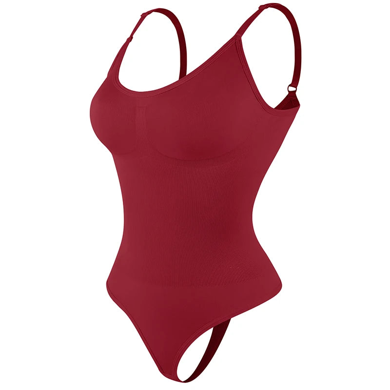 Women's Smoothing Bodysuit Shapewear – Thong Full Body Slimmer Faja