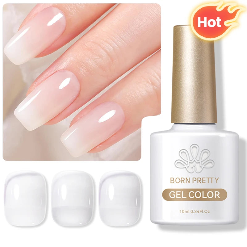 10ml Top & Base Coat Gel Nail Polish Soak Off UV LED Long-Lasting Shine