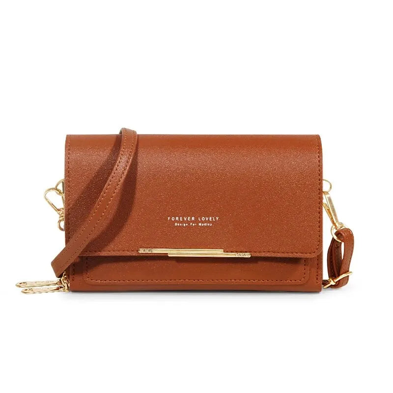 PU Leather Women's Handbag Large Shoulder Crossbody Bag Phone Purse
