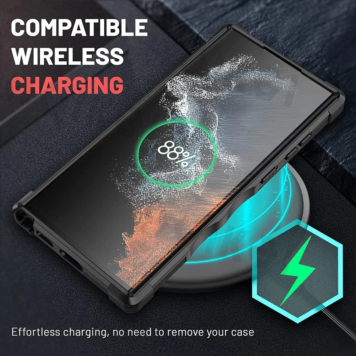 Samsung Galaxy S25 S24 S23 S22 Ultra Plus A55 A35 A16 A54 FE 4G 5G Full Heavy Rugged Ultra-thin Shockproof Kicksand Mobile Cover