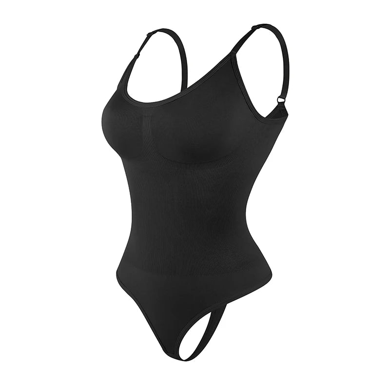 Women's Smoothing Bodysuit Shapewear – Thong Full Body Slimmer Faja