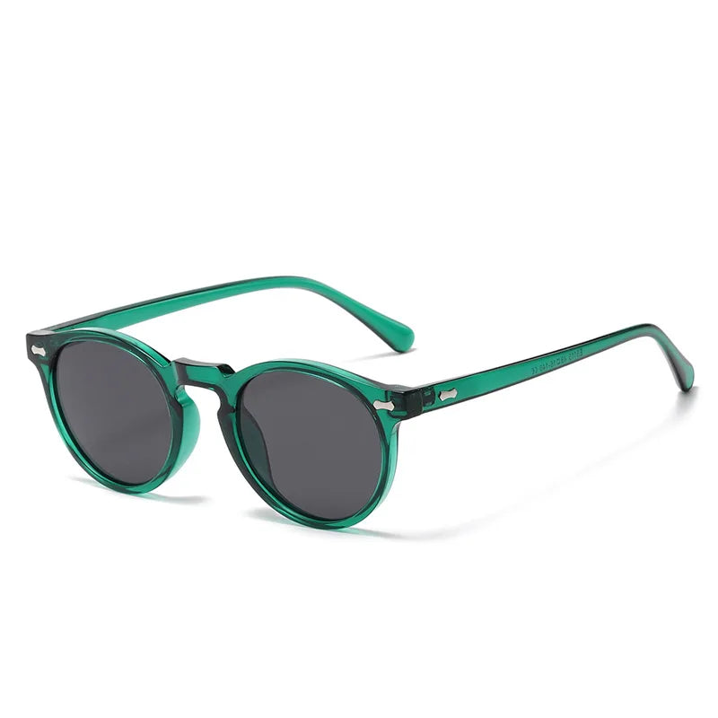 Retro Round Polarized Sunglasses –Vintage UV400 Shades for Men & Women