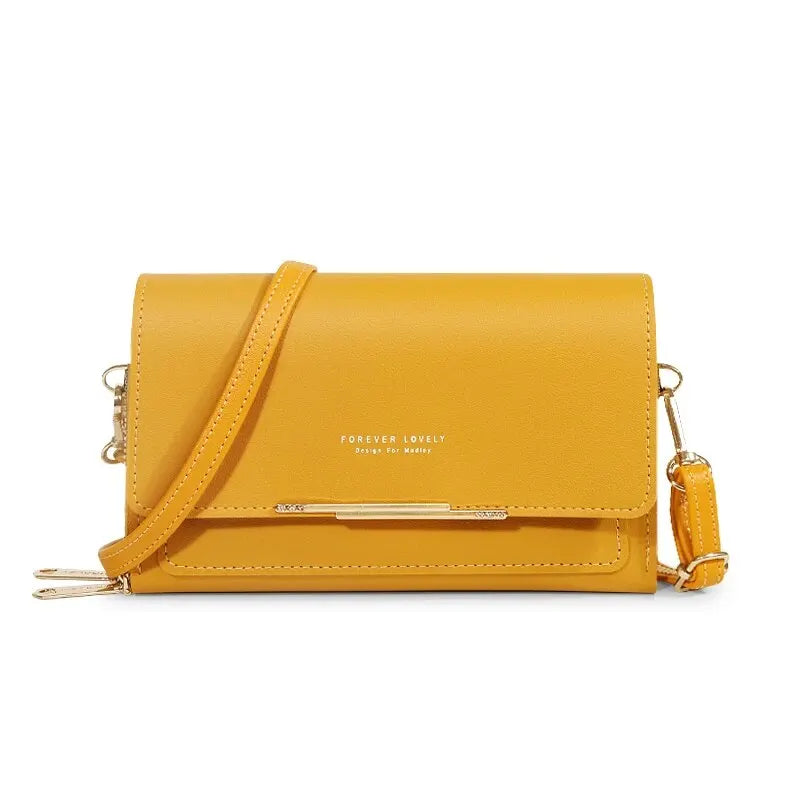 PU Leather Women's Handbag Large Shoulder Crossbody Bag Phone Purse