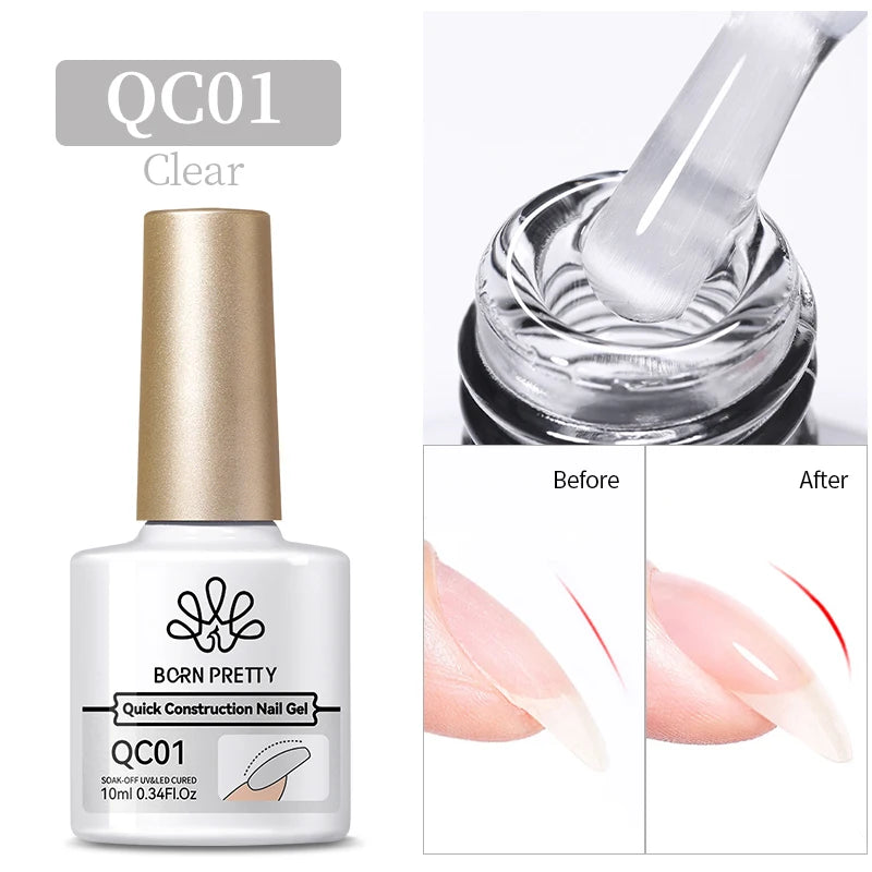 10ml Top & Base Coat Gel Nail Polish Soak Off UV LED Long-Lasting Shine