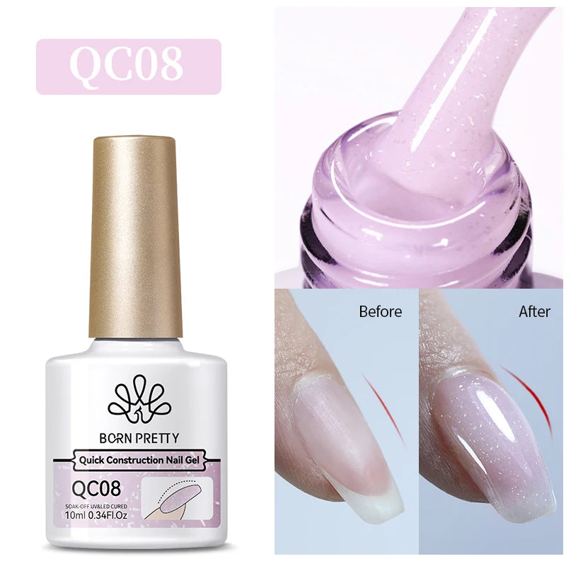 10ml Top & Base Coat Gel Nail Polish Soak Off UV LED Long-Lasting Shine