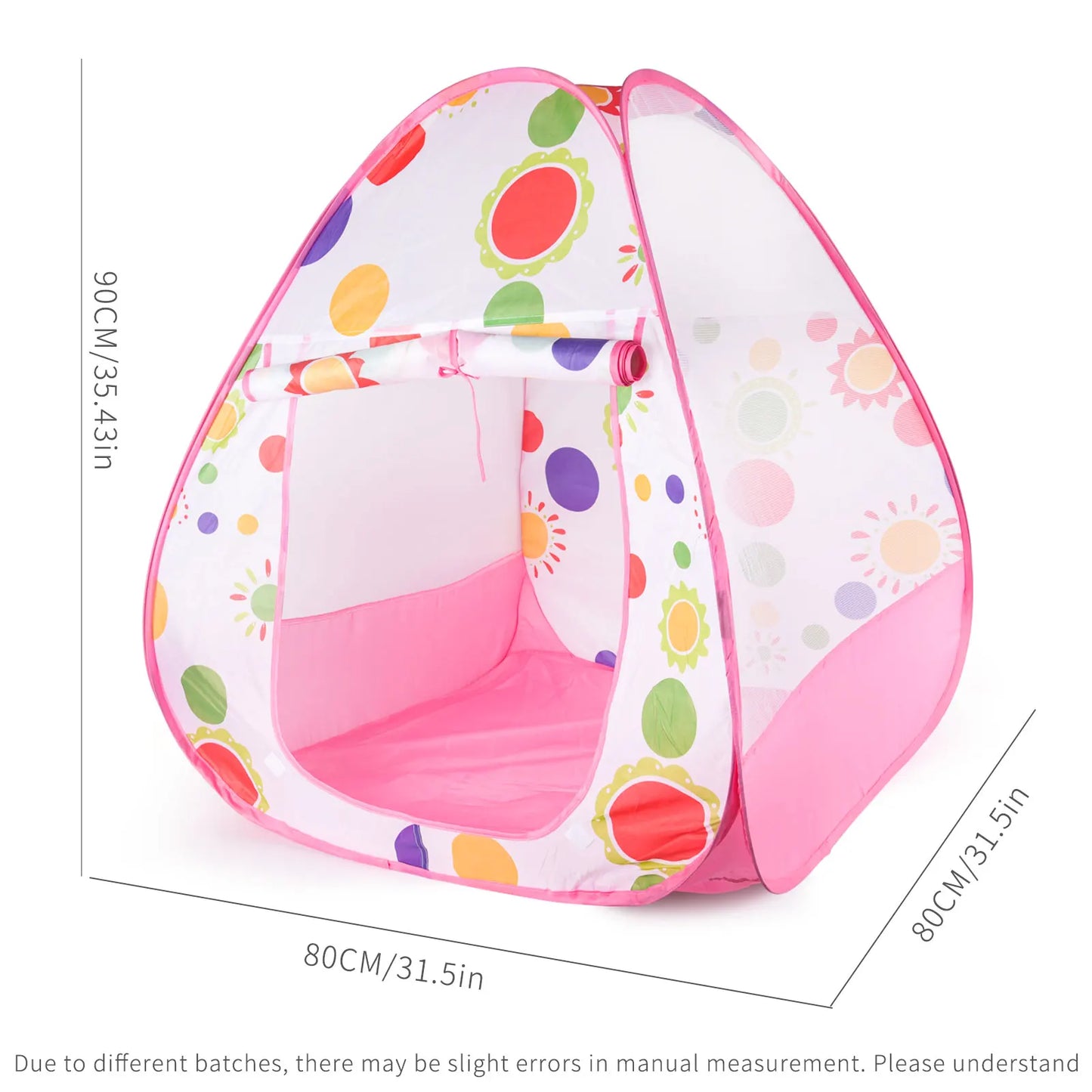 Children's Pop-Up Play Tent Indoor Outdoor Sunflower Game House Toy Gift