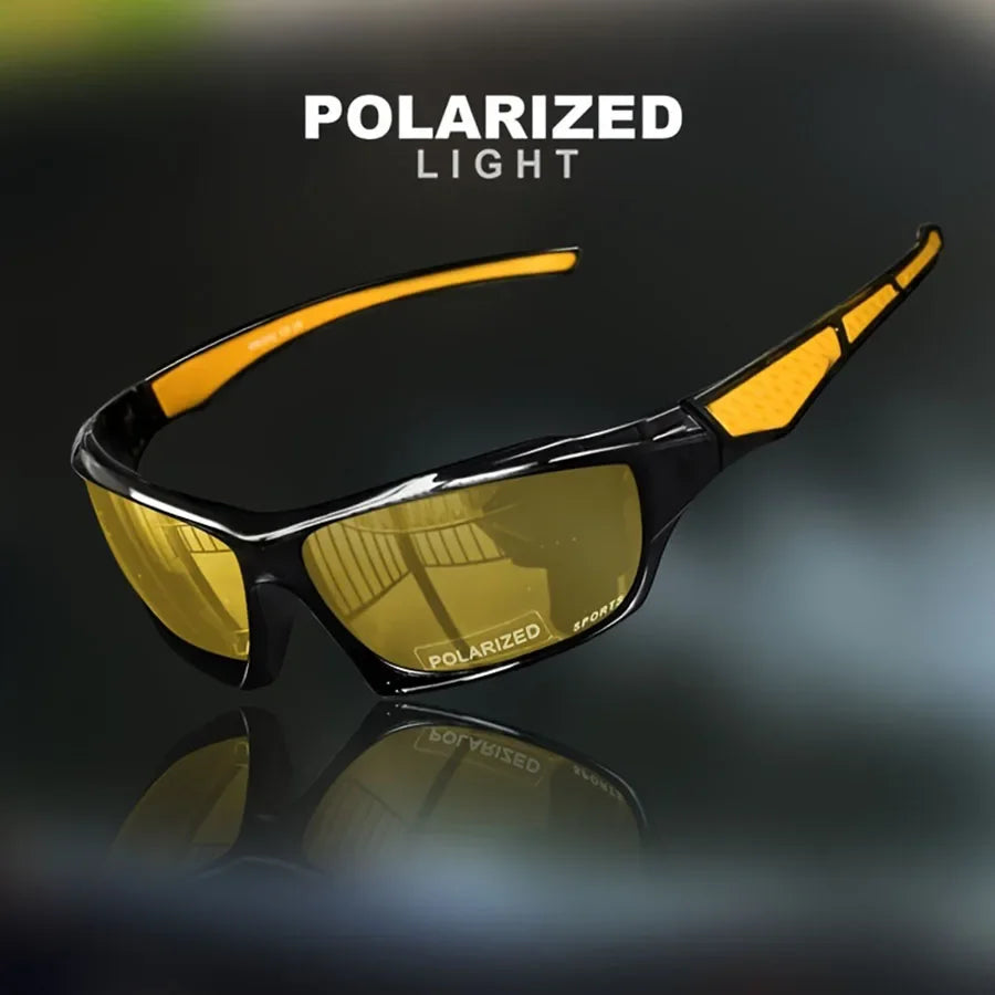 polarized UV400 Round Sports Sunglasses Metal Frame for Men & Women