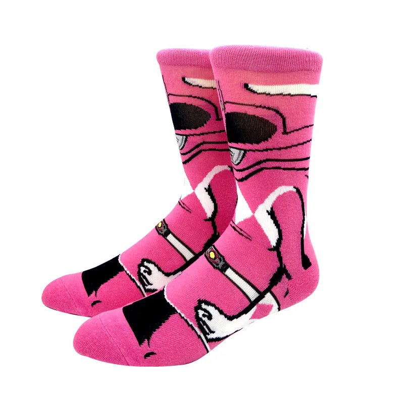 2 Pair Anime Knee-High Socks Hip Hop Harajuku Cosplay Unisex