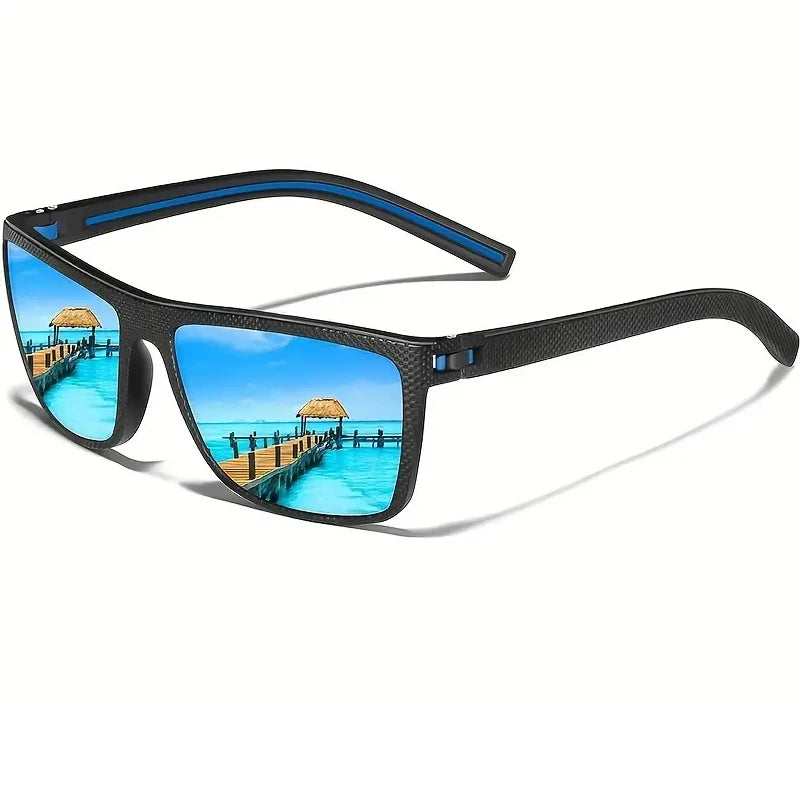 Square Polarized Sunglasses UV Protection Lightweight for Men & Women