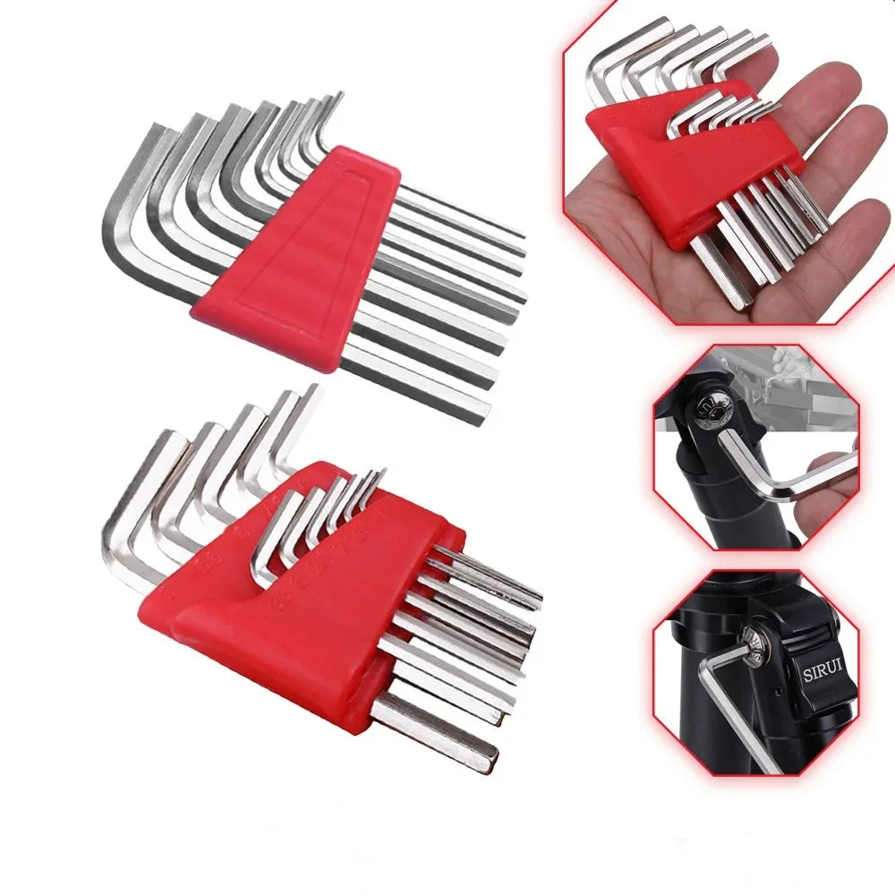 5/8/11PCS Allen Key Set – Metric & Inch L-Wrench Tools for Home & Auto